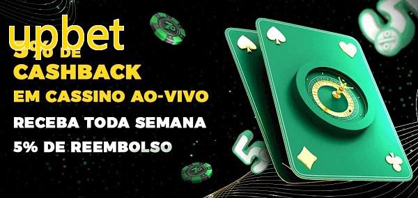 Promoções do cassino ao Vivo upbet